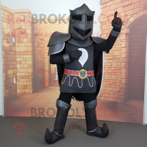 Zwarte middeleeuwse ridder...