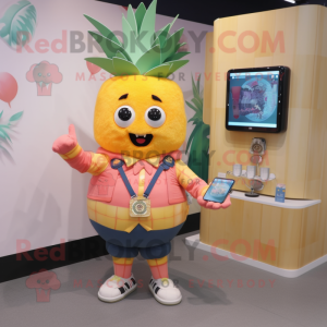 Peach Pineapple maskot...