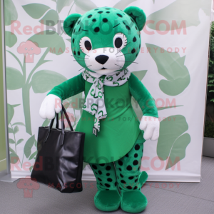 Forest Green Leopard maskot...