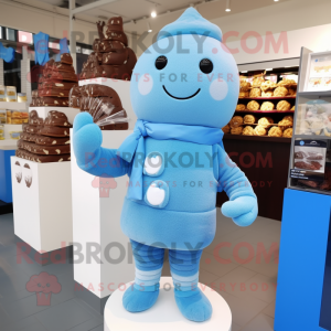 Sky Blue Chocolates maskot...