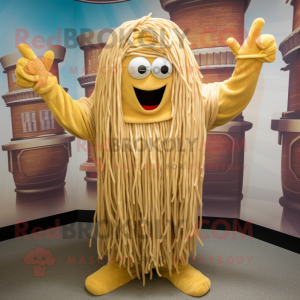 Gold Spaghetti maskot...