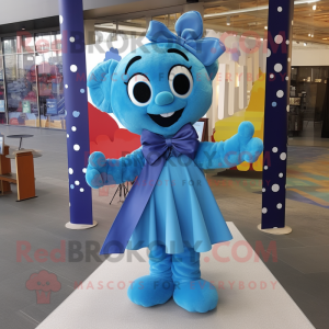 Sky Blue Momentum maskot...