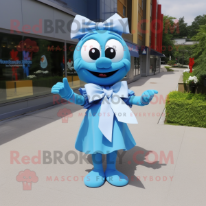 Sky Blue Momentum maskot...