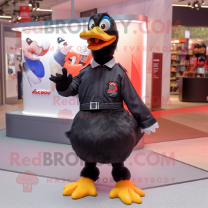 Black Geese maskot kostyme...