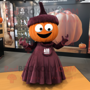 Maroon Pumpkin mascotte...