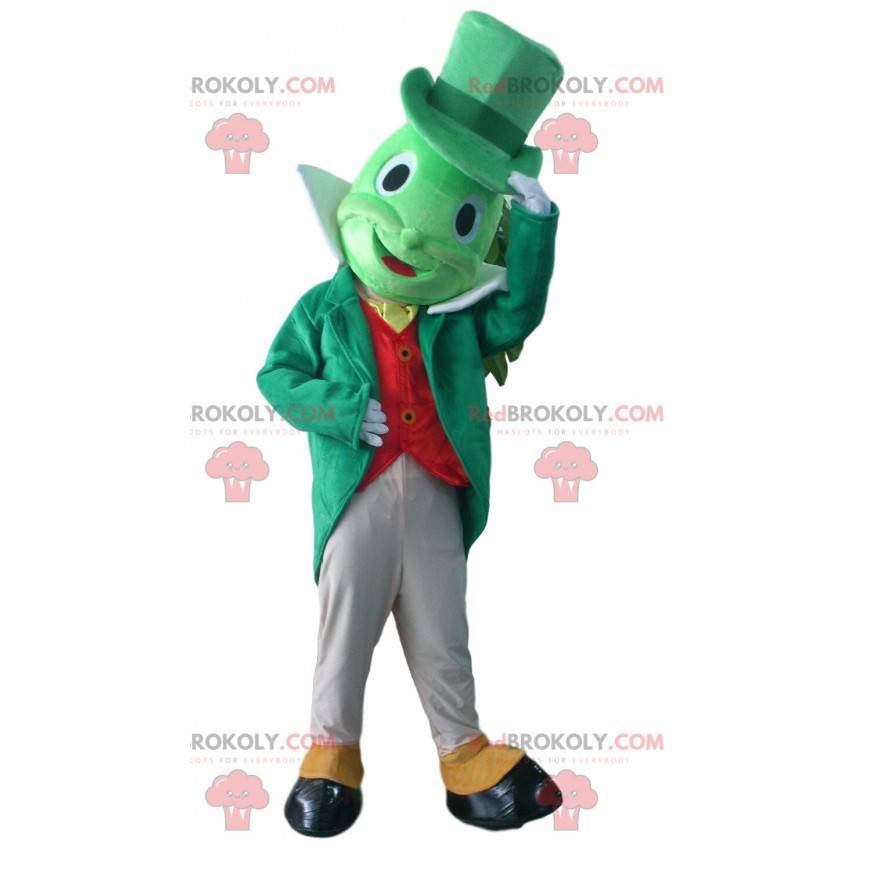Mascot Japie Krekel, beroemde krekel in Pinocchio -