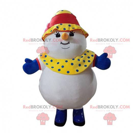 Opblaasbaar sneeuwpop kostuum, gigantisch kostuum -