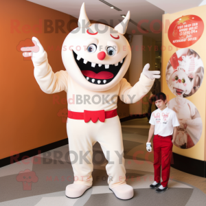 Cream Devil maskot kostume...