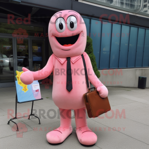 Pink Hot Dogs maskot...