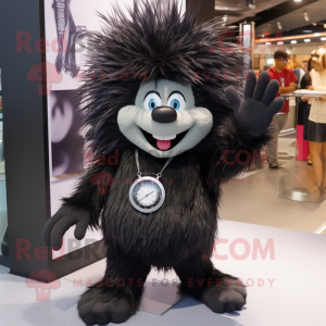 Black Porcupine mascotte...