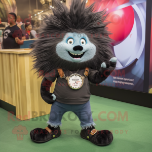 Black Porcupine mascotte...