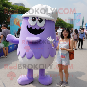 Lavendel is maskot kostume...