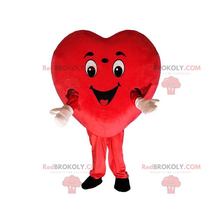 Fato gigante vermelho com formato de coração - Redbrokoly.com Fato gigante vermelho com formato de coração - Redbrokoly.com