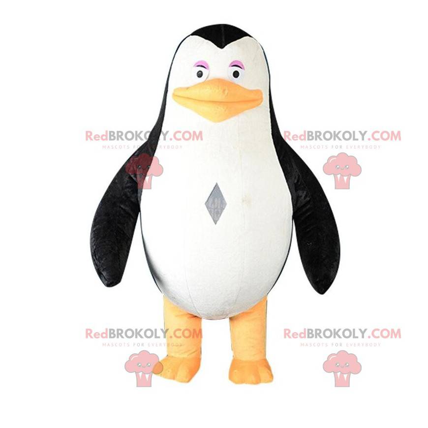 Inflatable penguin costume, famous character from "Madagascar"