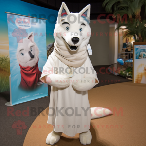 White Dingo mascotte...