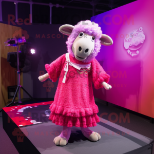 Magenta Sheep mascotte...