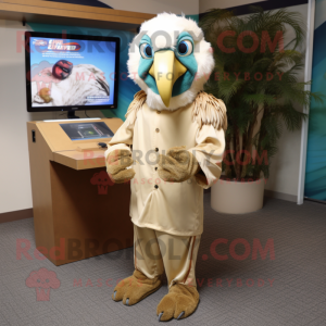 Beige Macaw mascotte...