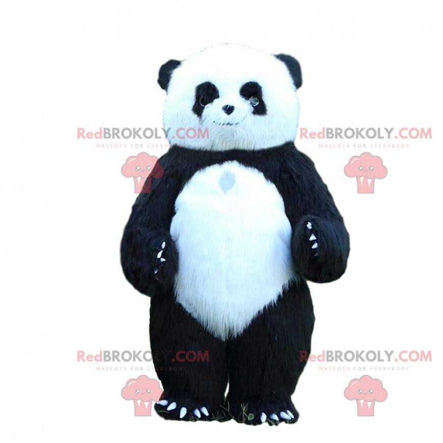 Mascotte opblaasbare panda, kostuum 3 meter hoog -