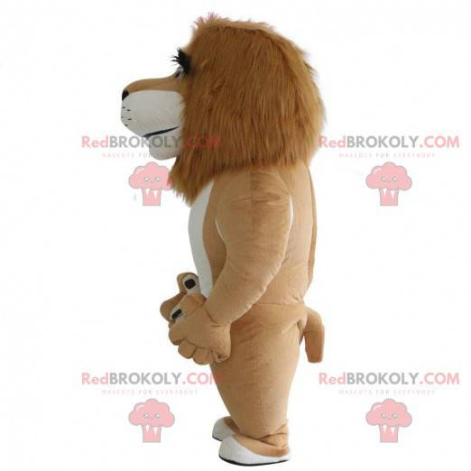 Costume of Alex, the famous lion in the cartoon Madagascar -
