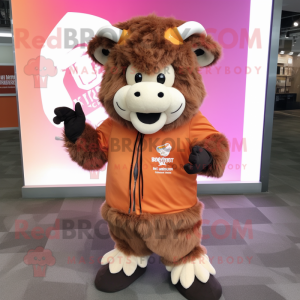 Peach Buffalo mascotte...