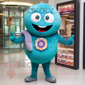 Teal Bagels mascotte...