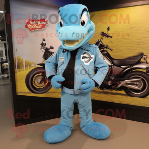 Sky Blue Titanoboa mascotte...