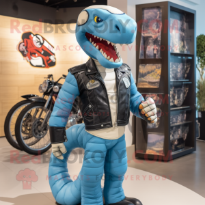 Sky Blue Titanoboa mascotte...