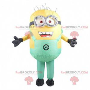 Aufblasbares Minions-Maskottchen, gelbe Zeichentrickfigur -