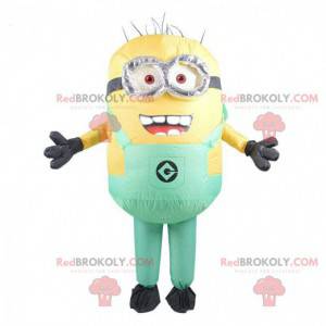 Inflatable Minions mascot, yellow cartoon character -