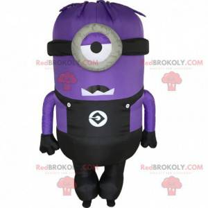 Minions mascote inflável roxo de Mim, feio e desagradável -