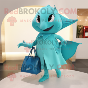 Cyan Stingray mascotte...