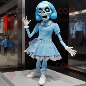 Sky Blue Undead mascotte...