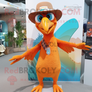 Orange Archaeopteryx maskot...