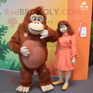 Persika Orangutang maskot...