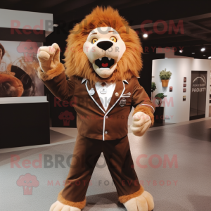 Brown Tamer Lion mascota...