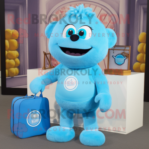 Postava maskota Sky Blue...