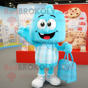 Sky Blue Candy Box maskot...