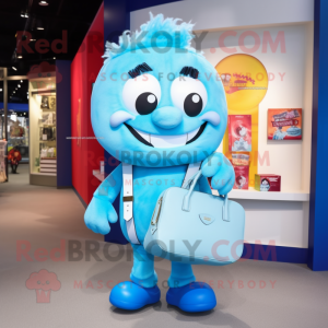 Postava maskota Sky Blue...