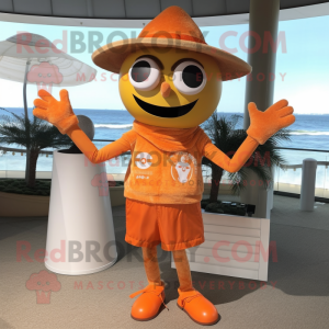 Oranje Scarecrow mascotte...