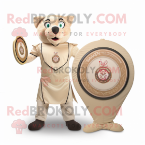 Beige Celtic Shield maskot...