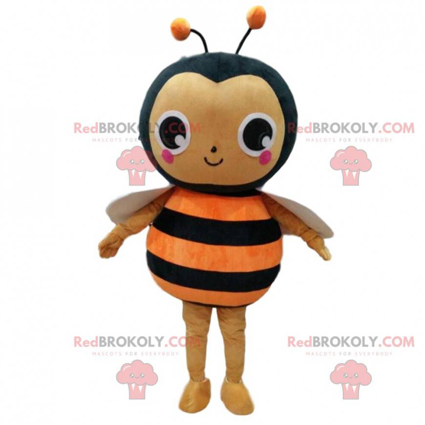 Costume da ape arancione e nera, costume da insetto volante -