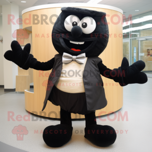 Black Bagels maskot kostym...