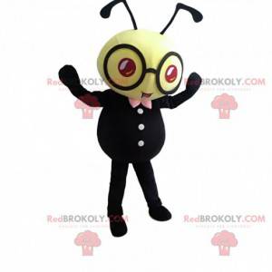 Gul og sort bie-kostyme med briller - Redbrokoly.com