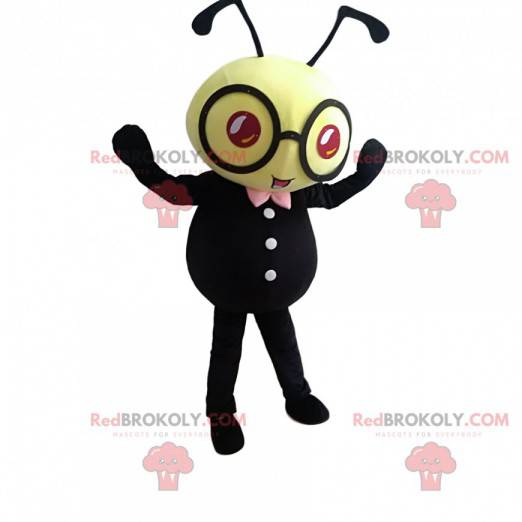 Geel en zwart bijenkostuum met bril - Redbrokoly.com