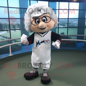 nan Ice mascot costume character dressed with a Baseball Tee and Shoe laces