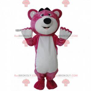 Costume of Lotso, the evil pink bear in Toy Story 3 -