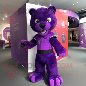 Purple Panther mascotte...