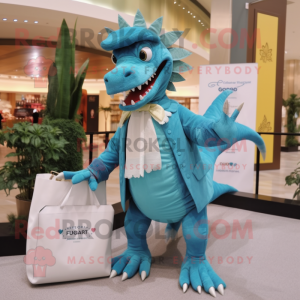 Cyan Spinosaurus mascotte...