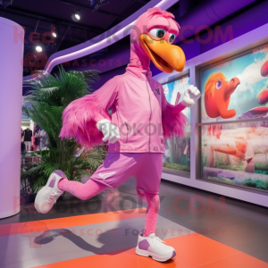 Lavendel Flamingo mascotte...