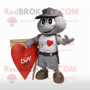 Gray Arrow Of Love maskot...